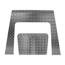 Tôle de Protection de Capot en Aluminium Strier 3 mm pour Land Rover Defender TD4 Puma : Style et Protection Renforcés