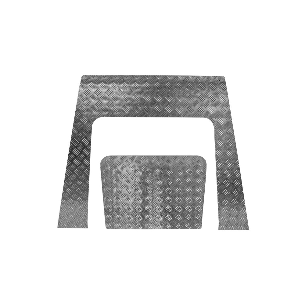 Tôle de Protection de Capot en Aluminium Strier 3 mm pour Land Rover Defender TD4 Puma : Style et Protection Renforcés