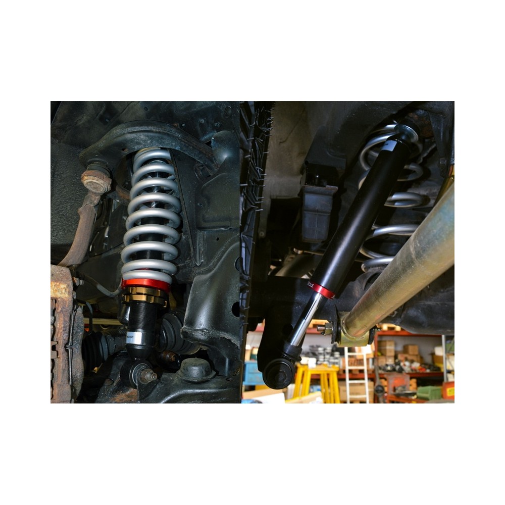 KIT rehausse + 4 CM CHARGE MOYENNE pour TOYOTA KZJ 90/95 KIT rehausse + 4 CM CHARGE MOYENNE pour TOYOTA KZJ 90/95
