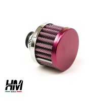 Filtre de reniflard rouge de 50 mm de diamètre rouge