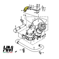 Sortie durite filtre à d'air Suzuki Samurai et SJ 413