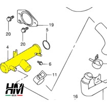 Pipe d'entrée d'eau Suzuki Jimny