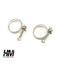 Paire de colliers de tuyaux de radiateur 1 1/2 "Suzuki Samurai