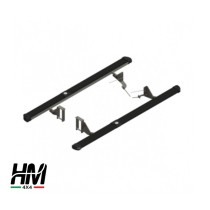Protection latérale et marches Black Volkswagen Amarok 2012-2017