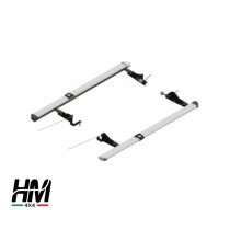 Protection latérale et étapes Silver Volkswagen Amarok 2012-2017