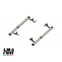 Protection latérale et pas Silver Volkswagen Amarok 2018-2019