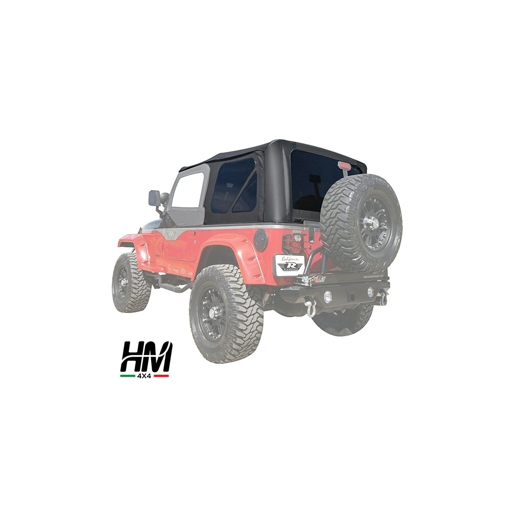 Top doux de remplacement premium avec portes en acier complète Jeep Wrangler TJ Top doux de remplacement premium avec portes en acier complète Jeep Wrangler TJ