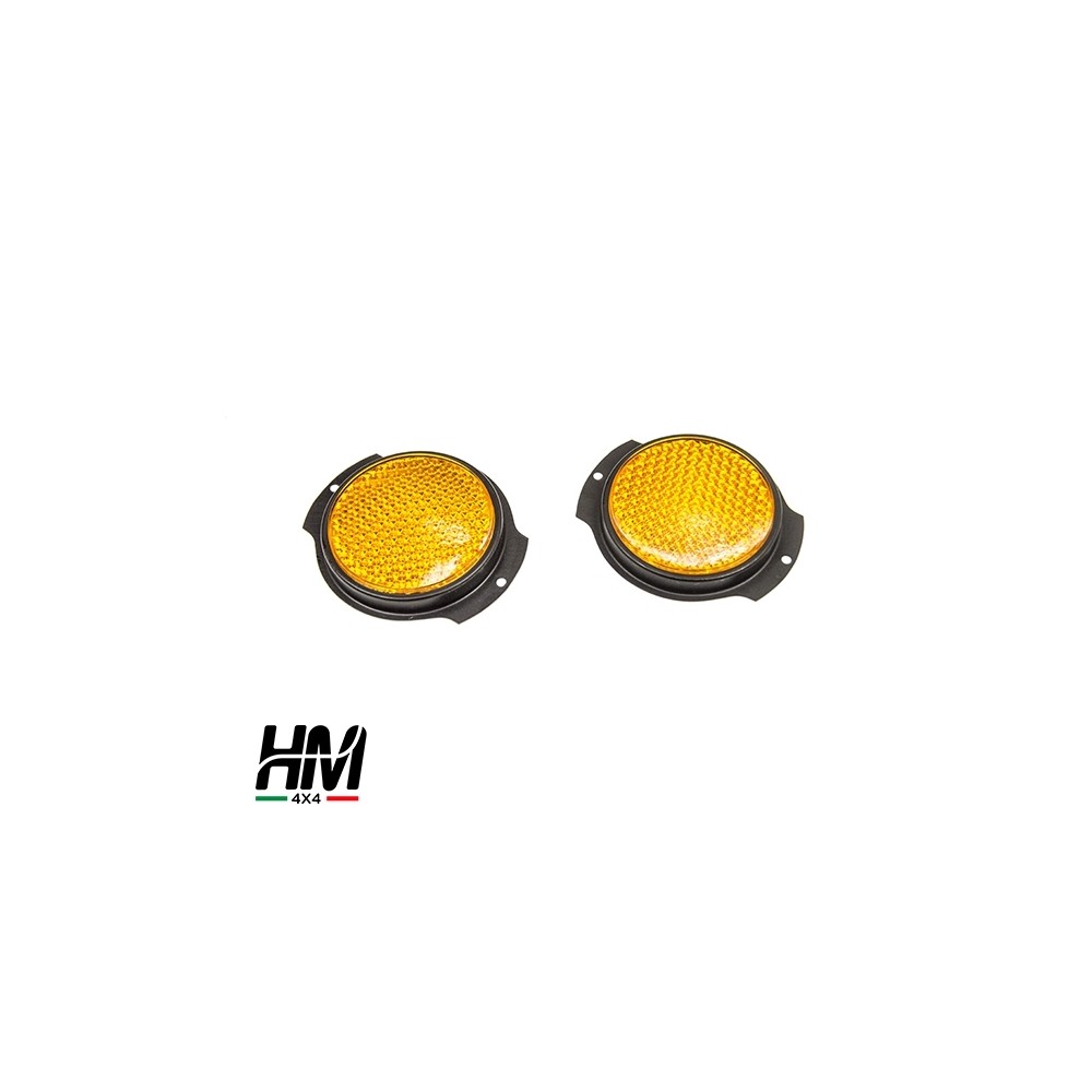 Jeep Willys Yellow Reflector Noir Jeep Willys Yellow Reflector Noir