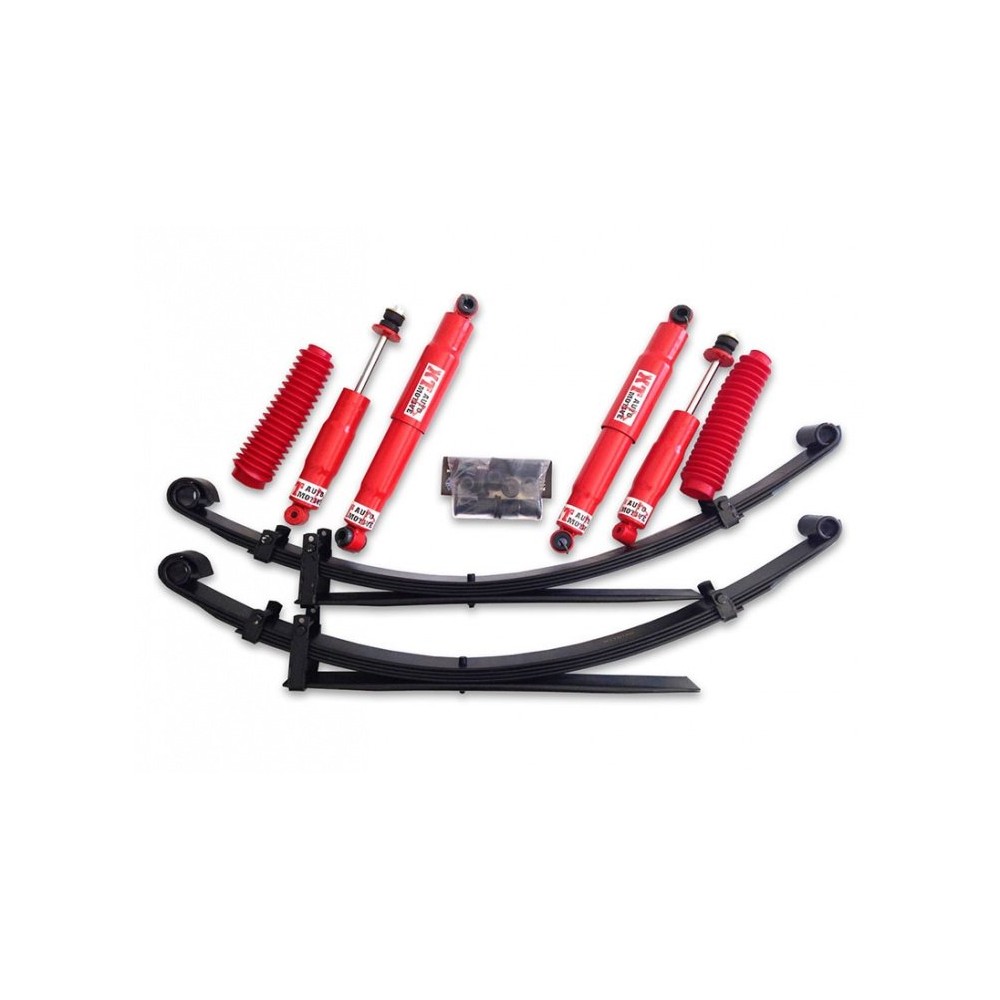 KIT COMPLET XT AUTOMOTIVE + 5 CM POUR MITSUBISHI PAJERO A LAMES KIT COMPLET XT AUTOMOTIVE + 5 CM POUR MITSUBISHI PAJERO A LAMES