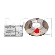 DISQUE DE FREIN AVANT (L'UNITÉ)