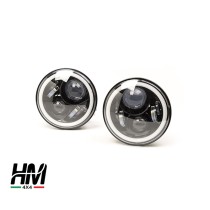 Phares à LED 7'' Fumés Homologués