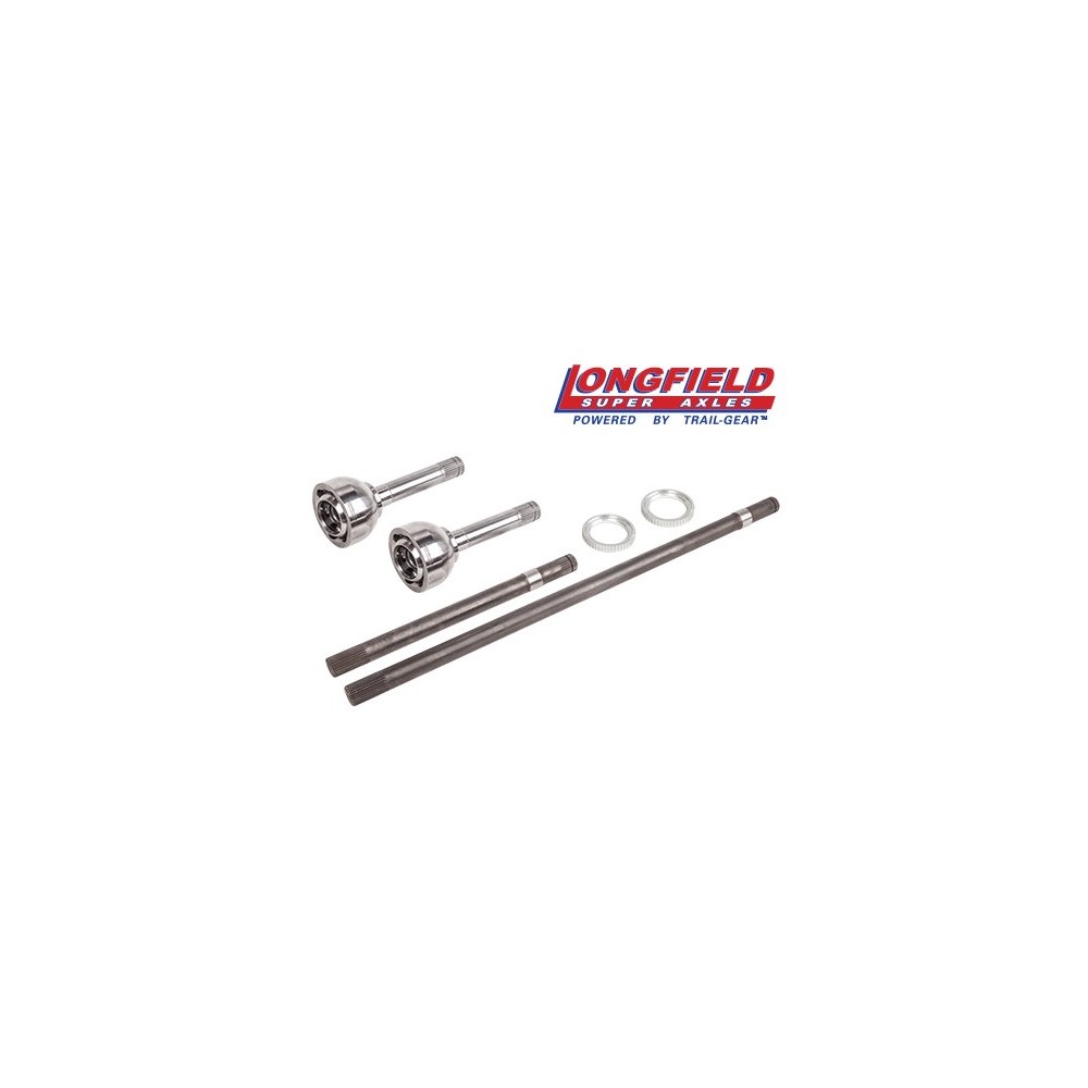 KIT ARBRES DE ROUES AVANT RENFORCÉS LONGFIELD 30 CANNELURES TOYOTA HDJ 80 ET FJ80 KIT ARBRES DE ROUES AVANT RENFORCÉS LONGFIELD 30 CANNELURES TOYOTA HDJ 80 ET FJ80