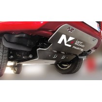 Ski de protection avant Offroad en aluminium de 8mm pour Toyota Hilux Revo 2016-12/2018 et après 01/2021