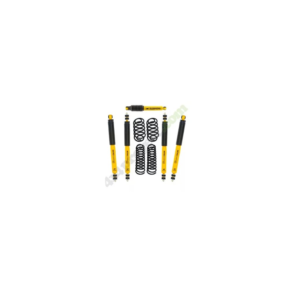 KIT DE SUSPENSION OME SPORT REHAUSSE +40/50MM TARAGE INDIFFERENT POUR RANGE et DISCOVERY 1 de 1970 / 1998