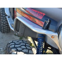 Elargisseurs d'ailes avant ALU 4" Tube Fender Jeep Wrangler TJ 96-06