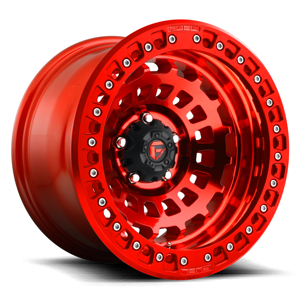 ZÉPHYR BEADLOCK 17x9 ET-15   5x127 couleur CANDY RED