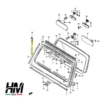 SANGLE DE PARE-BRISE REPLIABLE SUZUKI SAMURAI ET SJ