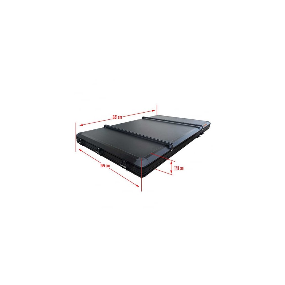 TENTE DE TOIT ALUMINIUM « BULLFACE » RISANI (NOIR) TENTE DE TOIT ALUMINIUM « BULLFACE » RISANI (NOIR)