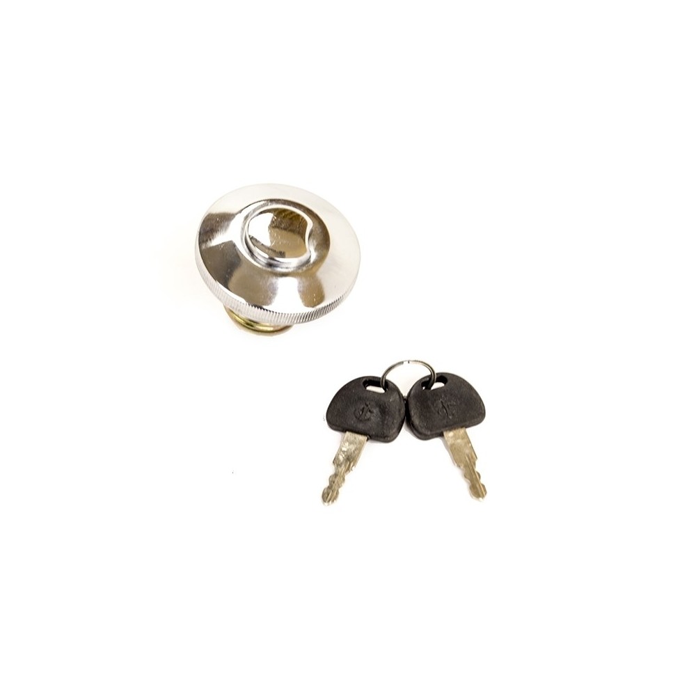 Bouchon De Réservoir Carbone Noir TWM Pour Suzuki SV 1000 S (2004-2010) - Avec Clés - Neuf