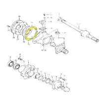Croissants externes pour joint racleur de bol pour Suzuki Samurai et Sj