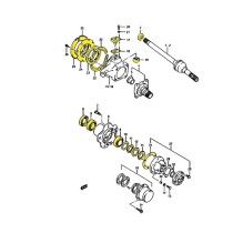 Kit de réfection pivots de pont avant pour Suzuki Samurai et Sj