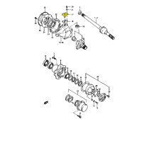 Axes de pivot Suzuki Samurai et Sj