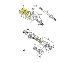 Kit renovation de pivots de pont avant Suzuki Samurai et Sj
