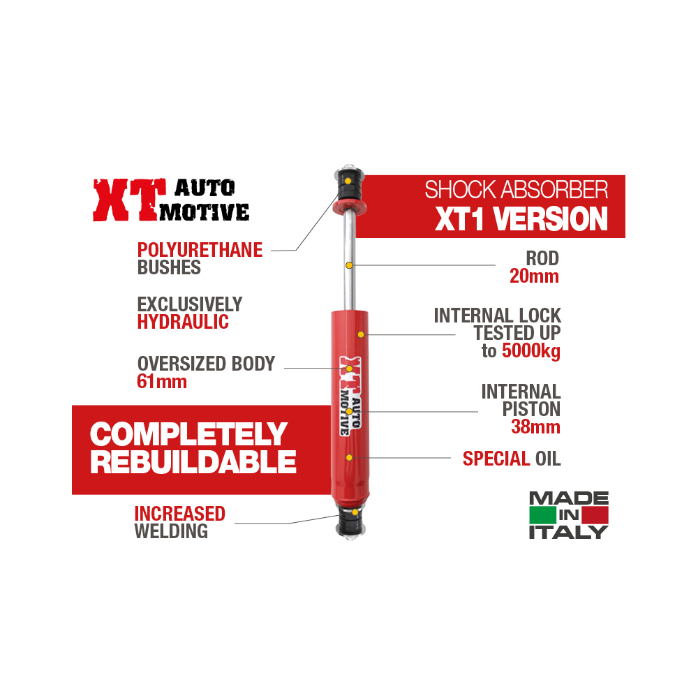 AMORTISSEUR AVANT XT AUTOMOTIVE POUR NISSAN PATROL 2.8TD