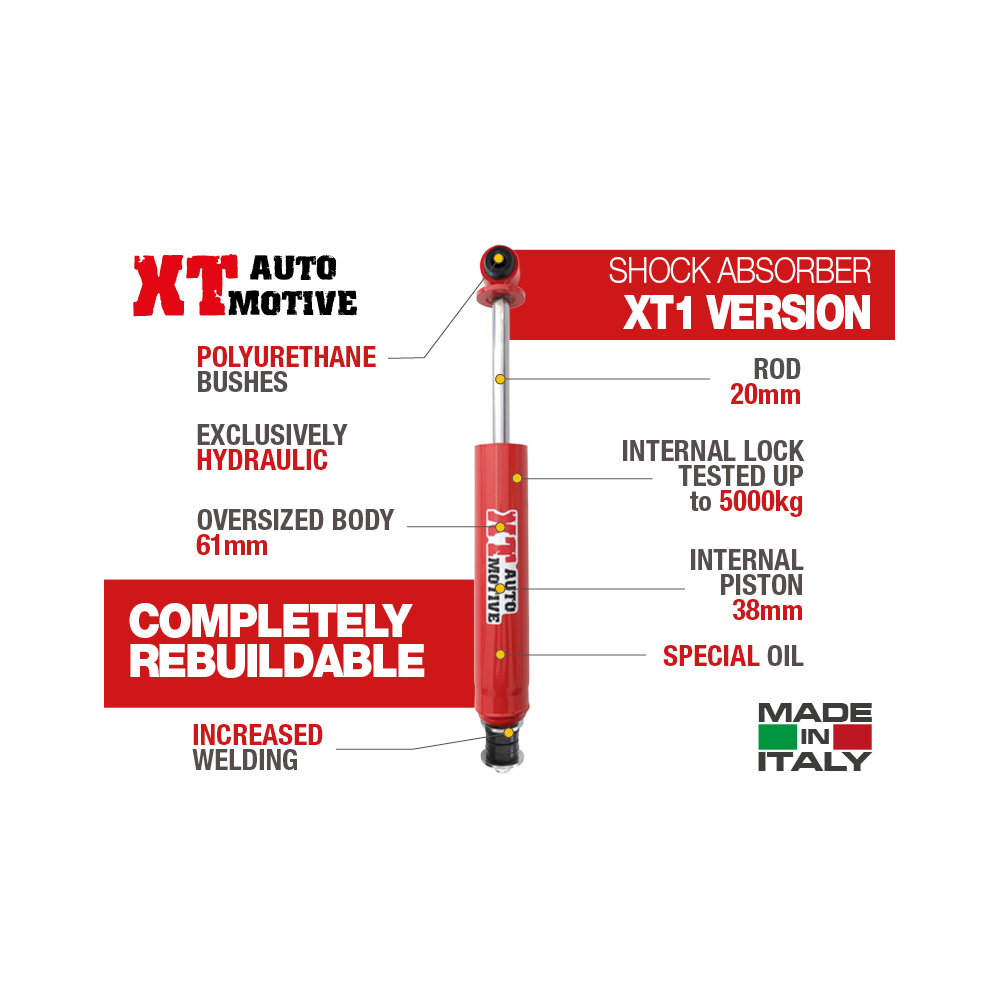 AMORTISSEUR ARRIÈRE XT AUTOMOTIVE POUR NISSAN PATROL 3.3