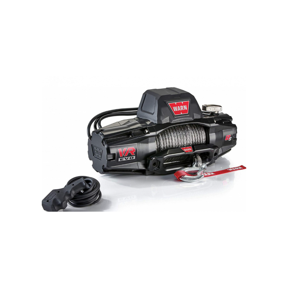 TREUIL WARN VR EVO 8S 3.6 TONNES 12V CORDE SYNTHETIQUE