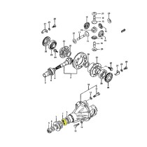 Joint de tulipe de différentiel pour Suzuki Samurai et Sj413