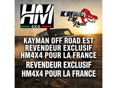Kayman Off Road, revendeur exclusif HM4X4 pour la France depuis 2017