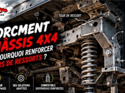 Renforcement du châssis 4x4 : quand et pourquoi renforcer les tours de ressorts 