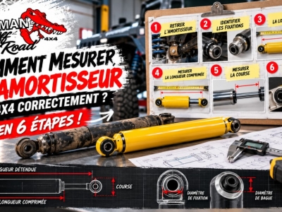 Comment mesurer un amortisseur de 4x4 correctement en 6 étapes ?