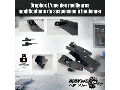 Dropbox : une modification de suspension à boulonner pour votre Patrol rehaussé