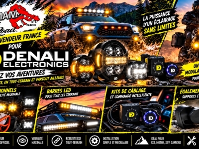 DENALI Electronics : éclairage LED, avertisseurs SoundBomb et intégration véhicule