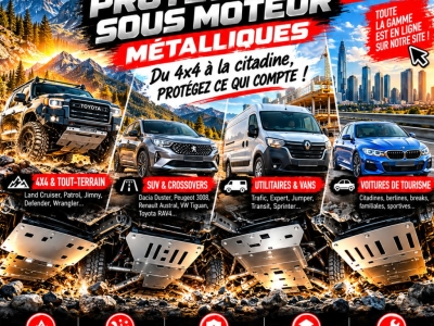 Protections sous moteur métalliques : découvrez la gamme proposée par Kayman Off Road