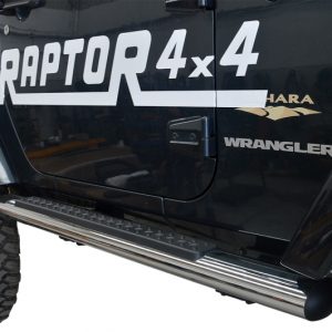 Déflecteur air noir mat porte Jeep Wrangler JK - Kulture Jeep