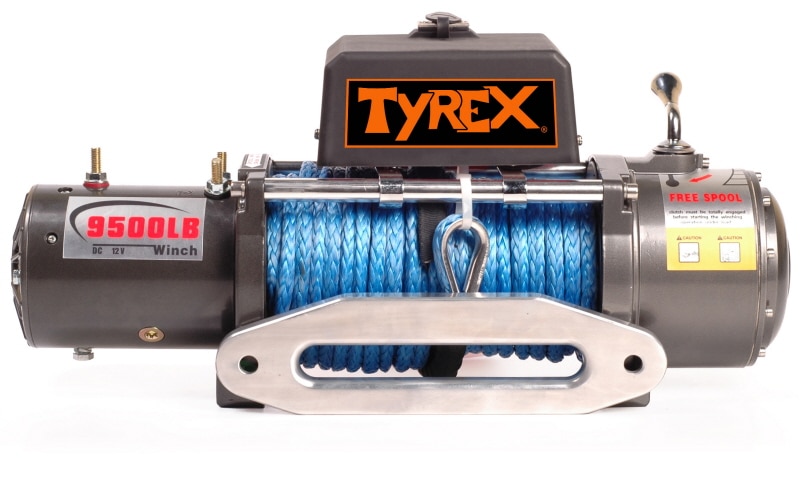 TREUIL TYREX 9500 LB/4300KG CORDE SYNTHETIQUE - KAYMAN OFFROAD