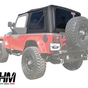 Top doux de remplacement premium avec portes en acier complète Jeep Wrangler TJ