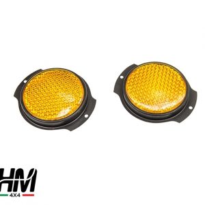 Jeep Willys Yellow Reflector Noir